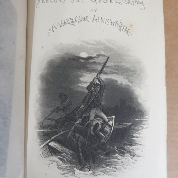 William Harrison Ainsworth Mervyn Clitheroe Printed London 1850s Antique Novel - Picture 8 of 16